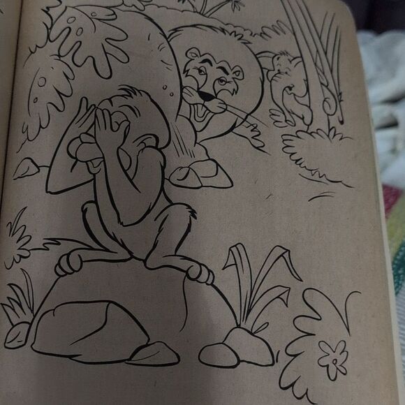 TARZAN Vintage ACTIVITY BOOK 1977 Edgar R BURROUGHS Rand‎ McNally - Picture 5 of 7